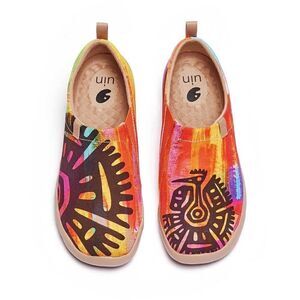 COPY - UIN Women's Slip On Casual Loafers Comfort Walking Shoes (Sunset in Sant…